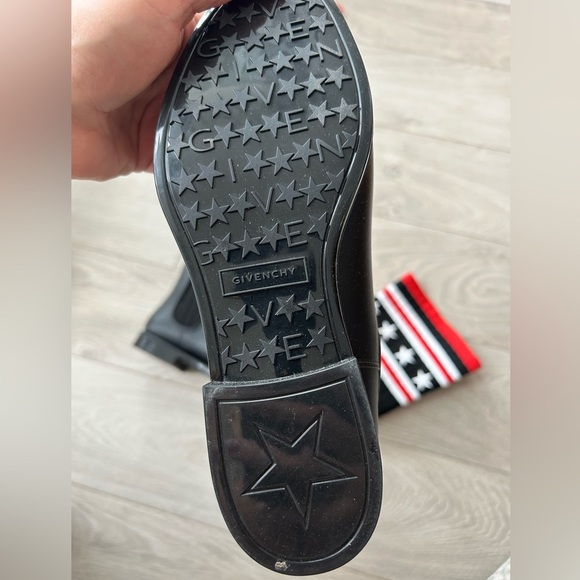 Givenchy Black Thigh High Rainboots Size 5 - Picture 9 of 11